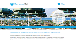 Desktop Screenshot of hotelmaremmamare.com