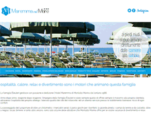 Tablet Screenshot of hotelmaremmamare.com